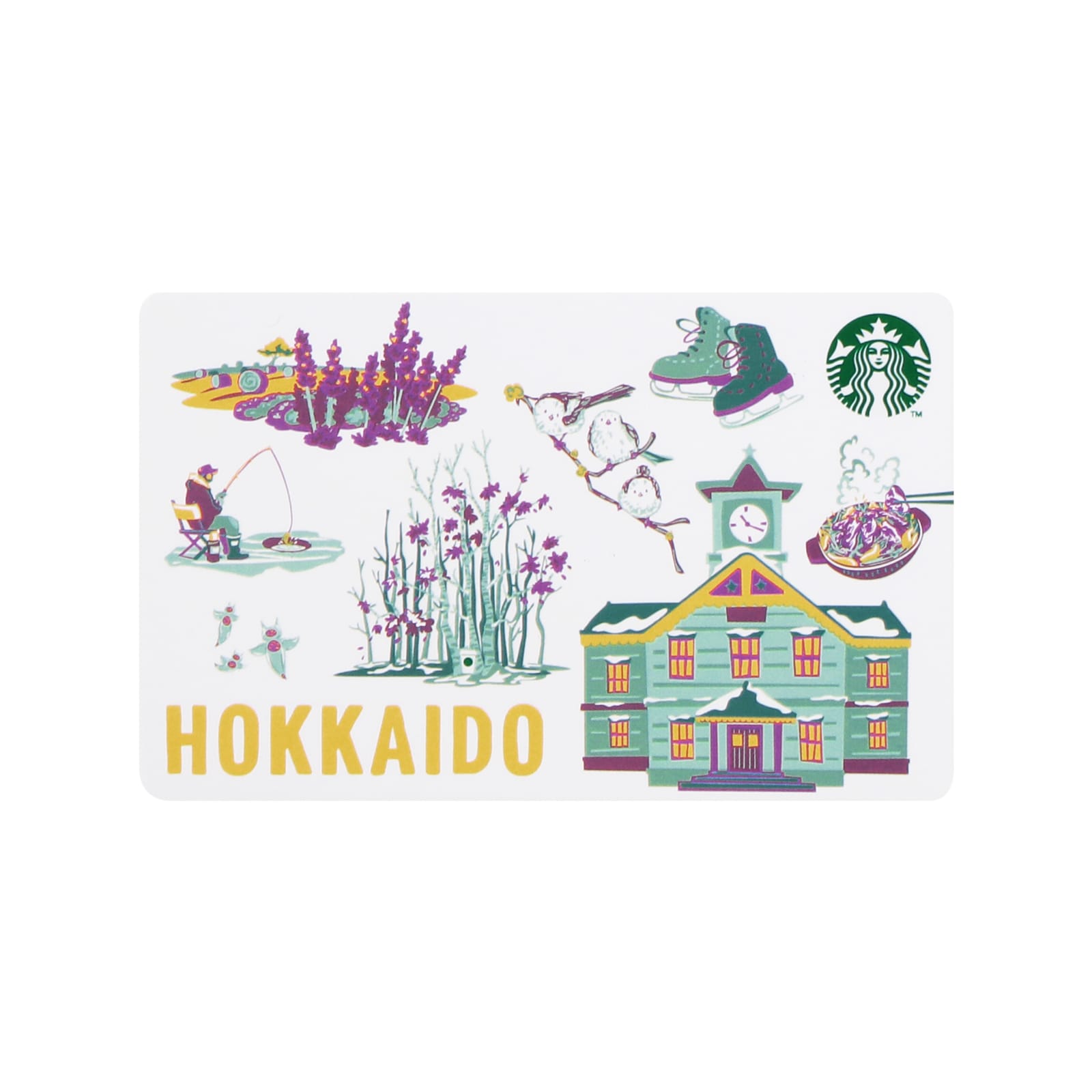 スターバックス カード Discovery Series HOKKAIDO ─ 北海道の意匠が描かれたカード